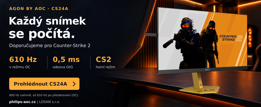 Herní monitor ideální pro cs2